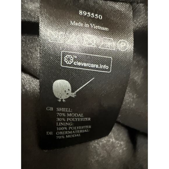 Monki Women's Blue Long Sleeve Belted Tie Waist Button Trench Coat Jacket Sz XS - Picture 5 of 5